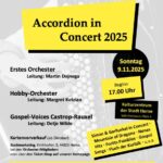 Plakat Konzert Accordion in Concert 2025 Herne
